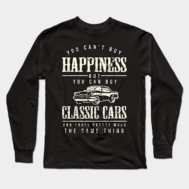 Classic Cars Long Sleeve T-Shirt by Mila46